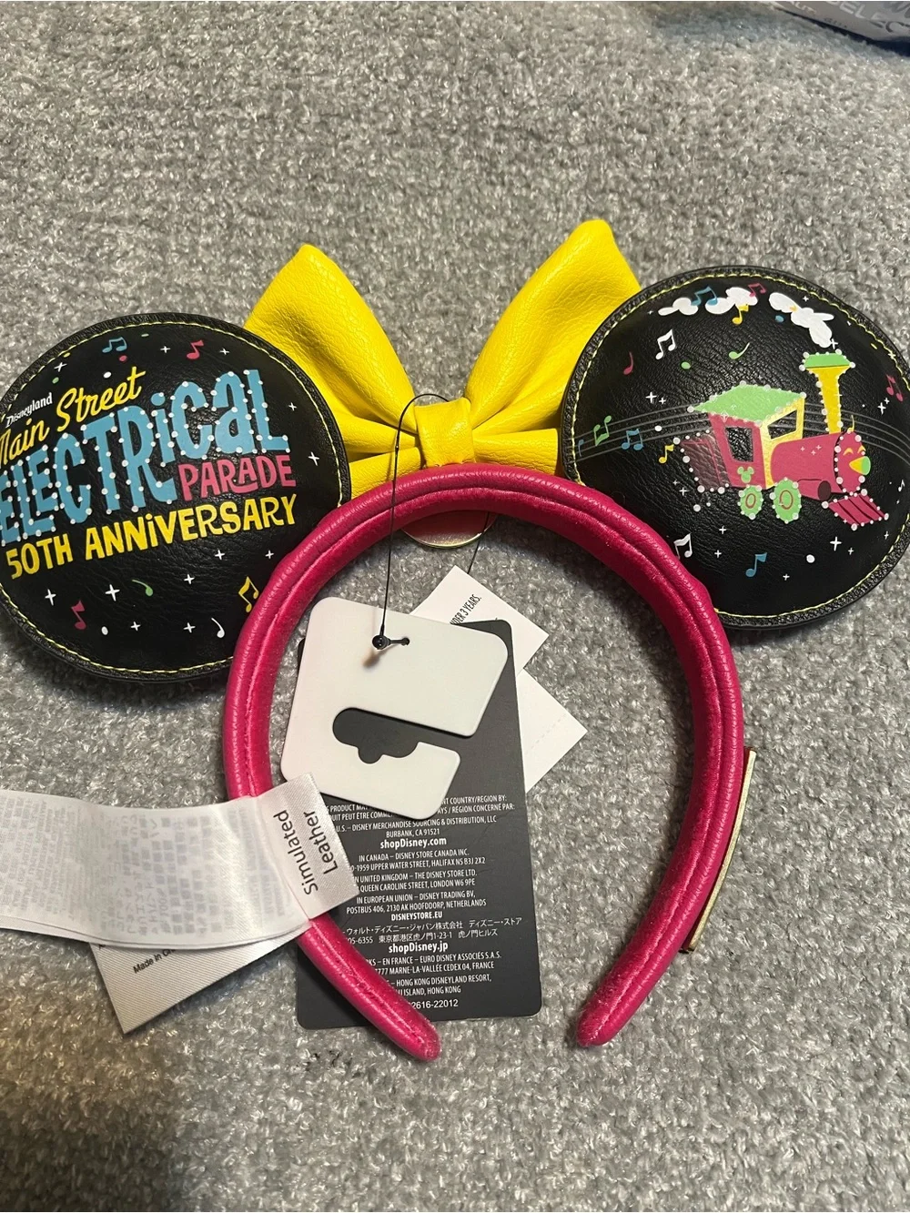 Disneyland Main Street Electrical Parade 50th Anniversary Limited Edition Ears